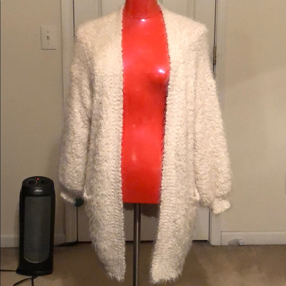 Mel rose& market fuzzy cardigan